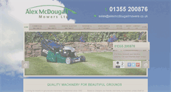 Desktop Screenshot of alexmcdougallmowers.co.uk